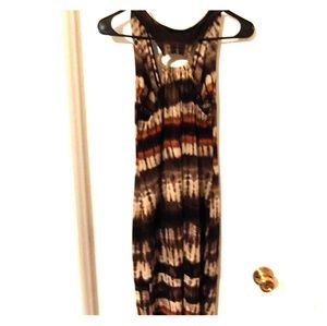 Cross back No sleeve Dress